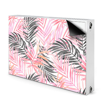 Magnetic radiator cover Palm leaves