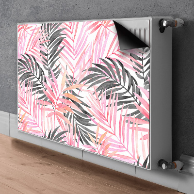 Magnetic radiator cover Palm leaves