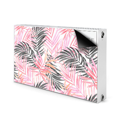 Magnetic radiator cover Palm leaves