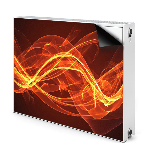 Radiator cover Red flame