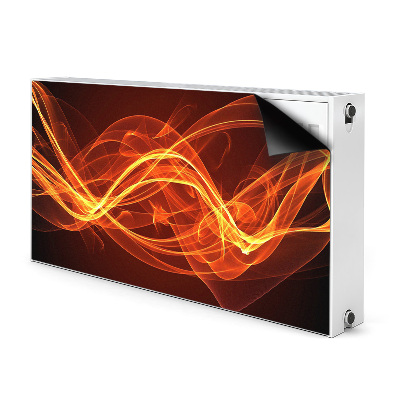 Radiator cover Red flame