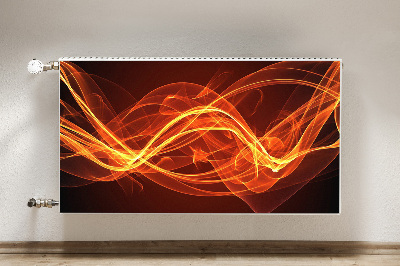 Radiator cover Red flame