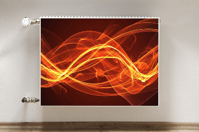 Radiator cover Red flame