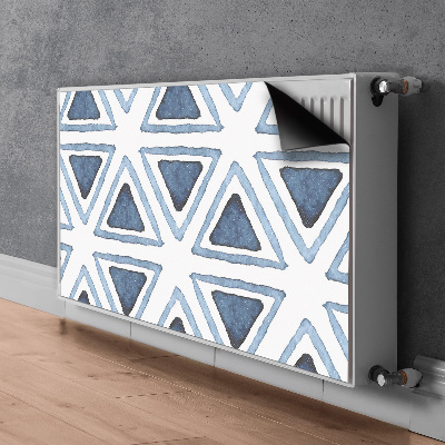 Magnetic radiator mat Triangles