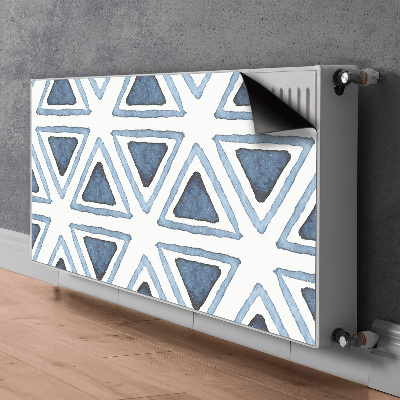 Magnetic radiator mat Triangles