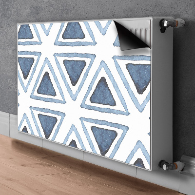 Magnetic radiator mat Triangles