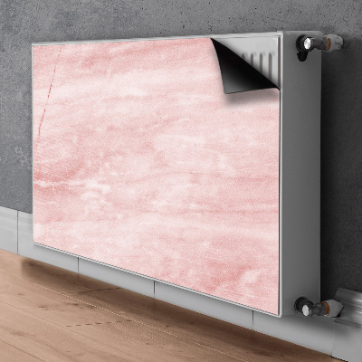 Magnetic radiator mat Pink texture