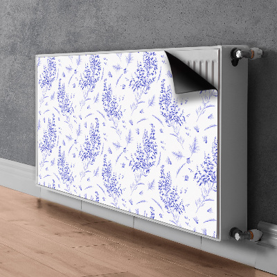 Radiator cover Lavender watercolor