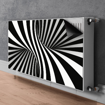 Radiator cover Abstraction illusion