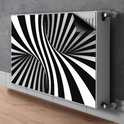 Radiator cover Abstraction illusion