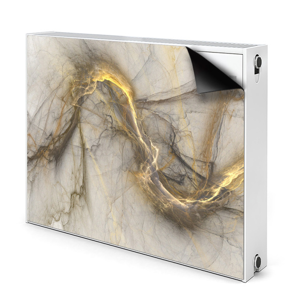 Magnetic radiator cover Golden marble