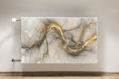 Magnetic radiator cover Golden marble