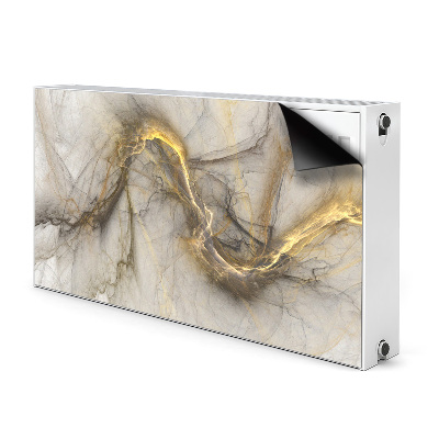 Magnetic radiator cover Golden marble