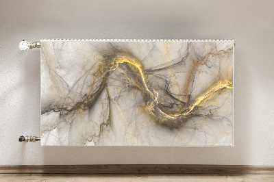 Magnetic radiator cover Golden marble