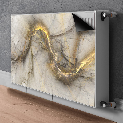 Magnetic radiator cover Golden marble