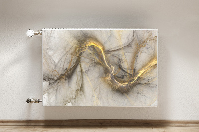 Magnetic radiator cover Golden marble