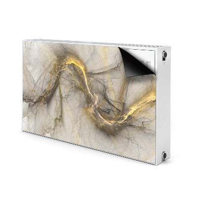 Magnetic radiator cover Golden marble