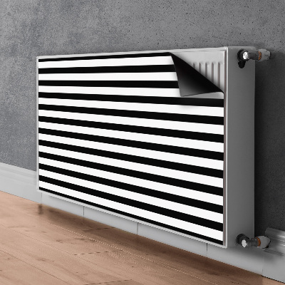 Decorative radiator mat Horizontal lines