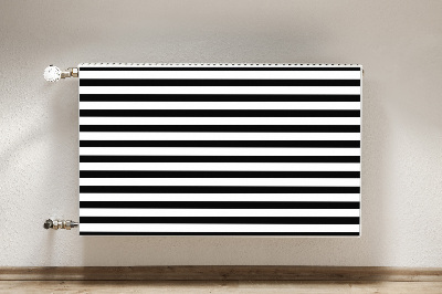 Decorative radiator mat Horizontal lines