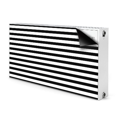 Decorative radiator mat Horizontal lines