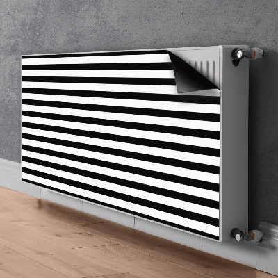 Decorative radiator mat Horizontal lines