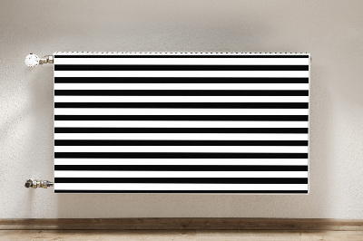 Decorative radiator mat Horizontal lines