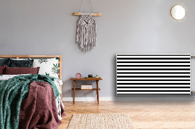 Decorative radiator mat Horizontal lines