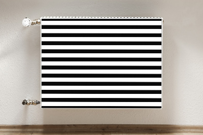 Decorative radiator mat Horizontal lines