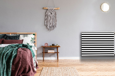 Decorative radiator mat Horizontal lines