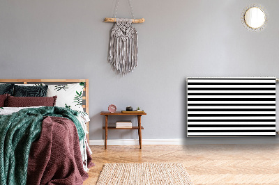 Decorative radiator mat Horizontal lines