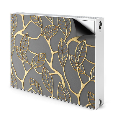 Printed radiator mat Deciduous pattern