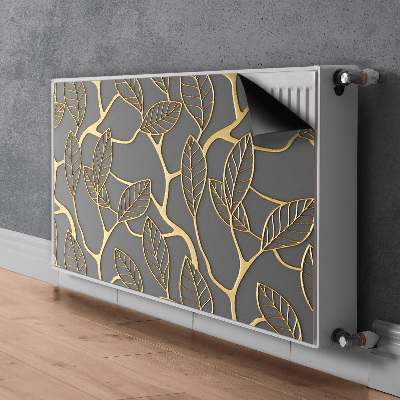 Printed radiator mat Deciduous pattern