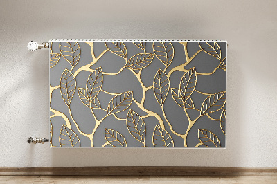 Printed radiator mat Deciduous pattern