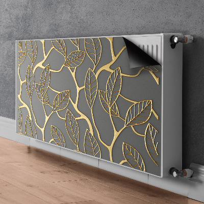 Printed radiator mat Deciduous pattern