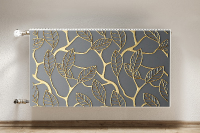 Printed radiator mat Deciduous pattern