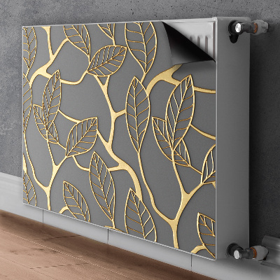 Printed radiator mat Deciduous pattern