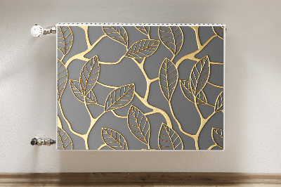 Printed radiator mat Deciduous pattern