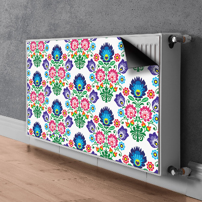 Magnetic radiator mat Folk pattern