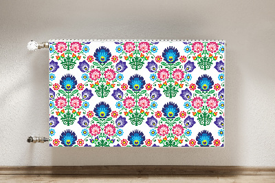 Magnetic radiator mat Folk pattern