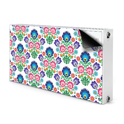 Magnetic radiator mat Folk pattern