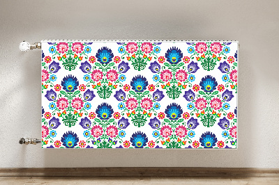 Magnetic radiator mat Folk pattern