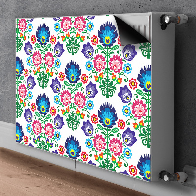 Magnetic radiator mat Folk pattern