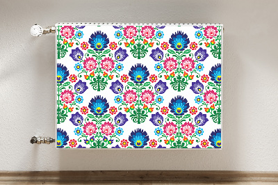 Magnetic radiator mat Folk pattern