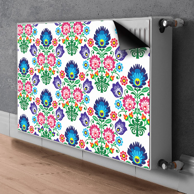 Magnetic radiator mat Folk pattern