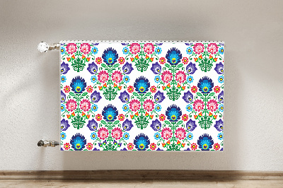 Magnetic radiator mat Folk pattern