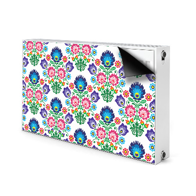 Magnetic radiator mat Folk pattern