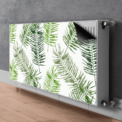 Magnetic radiator cover Palm leaves