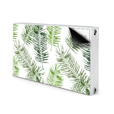 Magnetic radiator cover Palm leaves