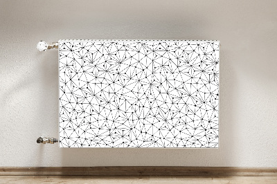 Magnetic radiator mat Triangles of dots