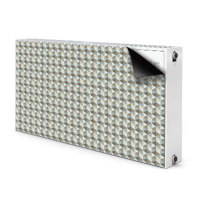 Magnetic radiator mat Retro illusion